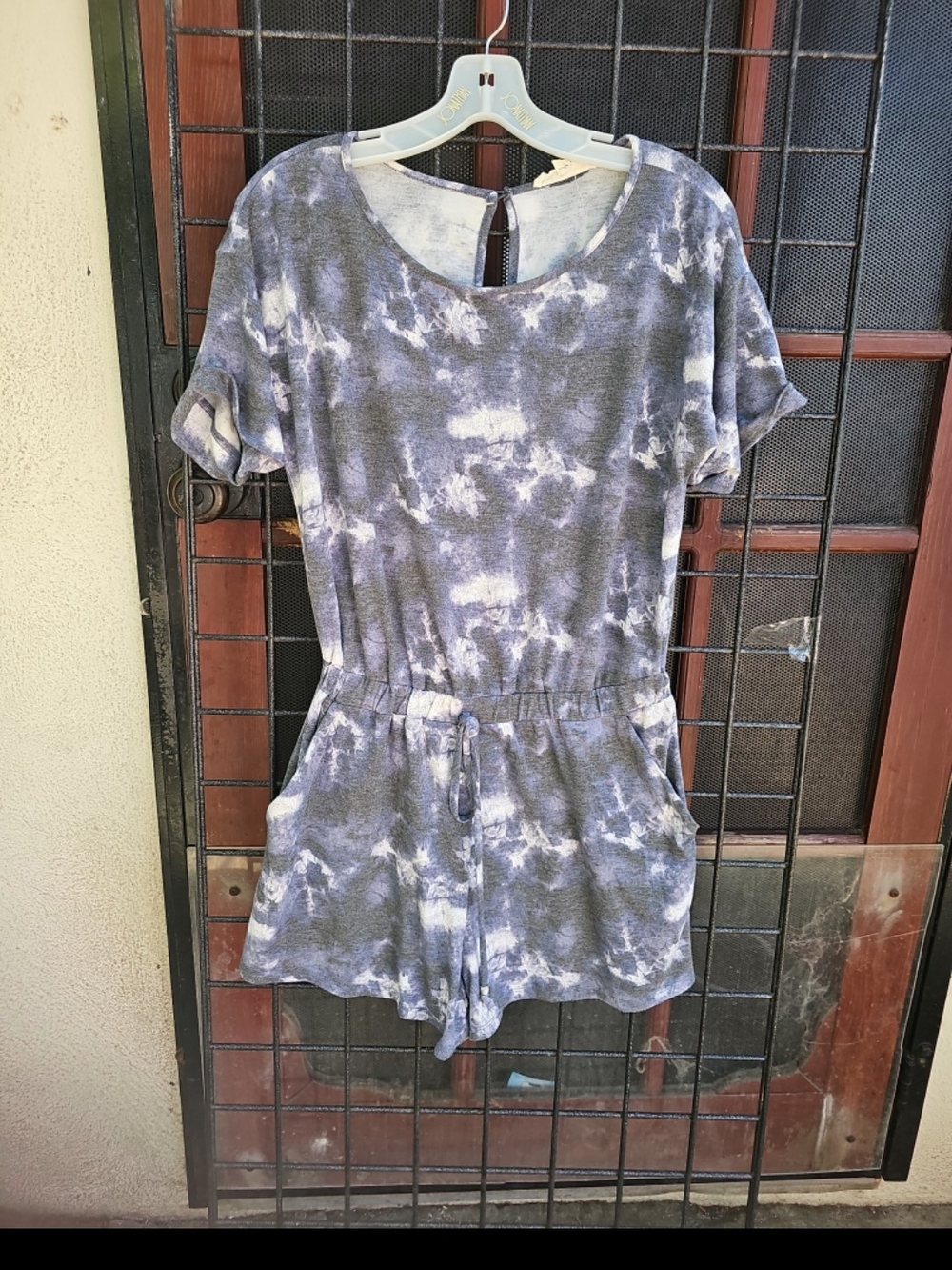 Kingston Gray Tie-Dye Romper